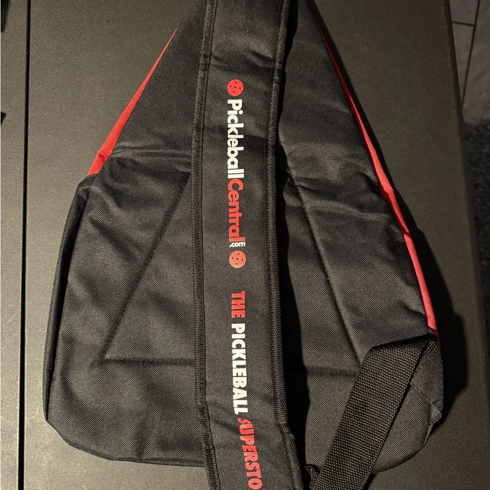 New-Red and Black Pickleball Sling Bag